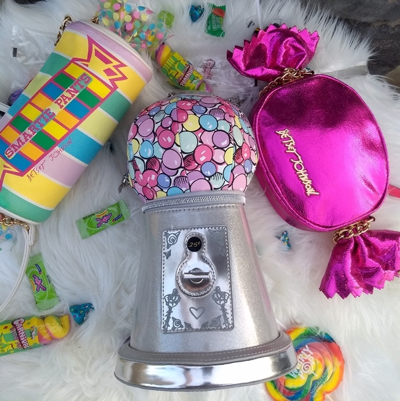 SMARTIES SOLD Betsey Johnson Smarties Gumball Machine Candy Wrapper Bundle - Picture 2 of 16